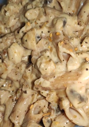 A picture of White Sauce Pasta (Whole wheat).