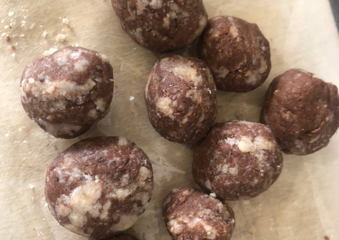 Coconut choco ladoo