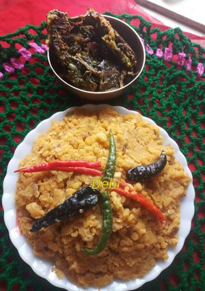 মসুর ডালের ঝুরঝুরে চচ্চড়ি (masoor daler jhurjhure chorchori recipe in Bengali) রেসিপির প্রধান ছবি