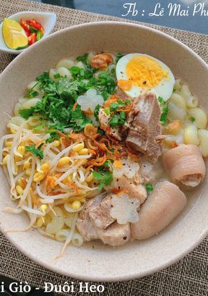 Hình của món Nui Giò - Đuôi Heo.
