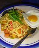 Mie Oven goreng sambal dabu-dabu