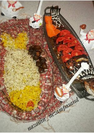 عکسی از دستور ماهی شکم پر