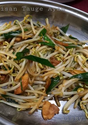 Foto resep Tumisan Ayam Tauge