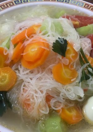 Foto resep Sayur Oyong Dengan Bihun dan Wortel