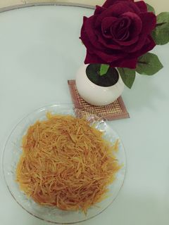 صورة لوصفة حلاوه شعريه🍝