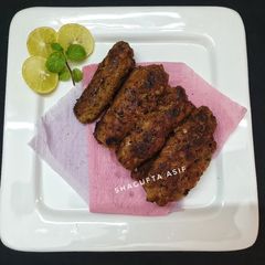 A picture of Beef seekh kabab.