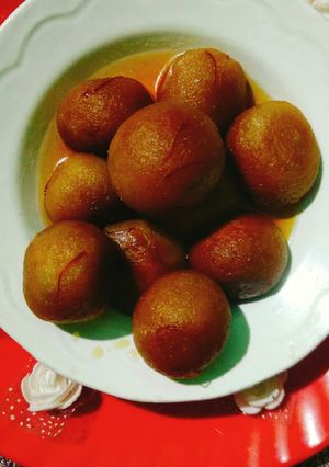 A picture of Sweet Potato Gulabjamuns.