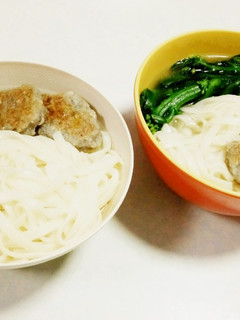 煎魚肉菜心上海麵 (午餐記錄) 的食譜成品照片