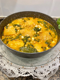 Una foto de Garbanzos con bacalao