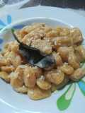 Pumpkin Gnocchi with Butter and Sage