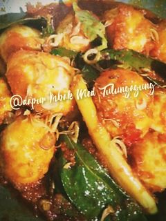 Foto resep 49. Telor bumbu Bali Merah (Balado)