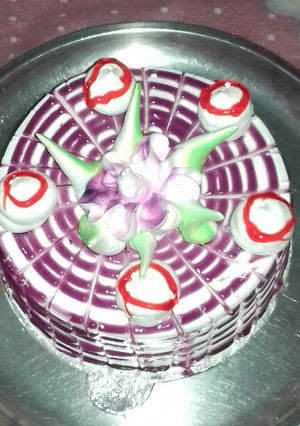 A picture of Blueberry cake.