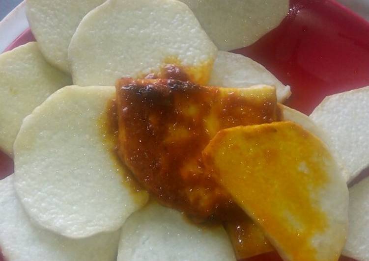 Recipe of Award-winning Fried yam and stew
