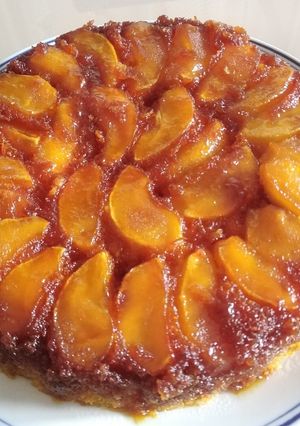 O poză a rețetei Prăjitură cu mere și caramel.
