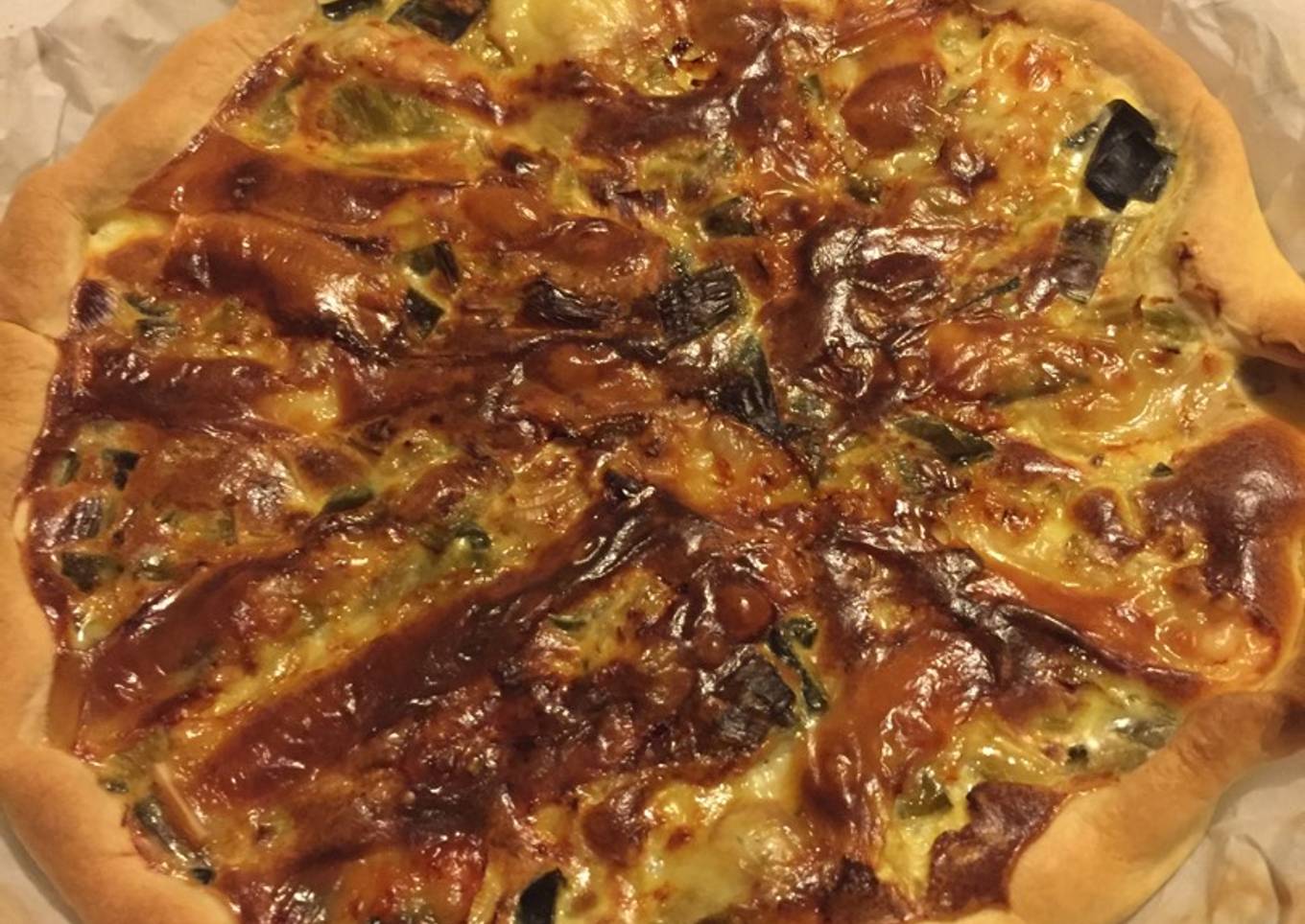 Tarte poireaux/comté