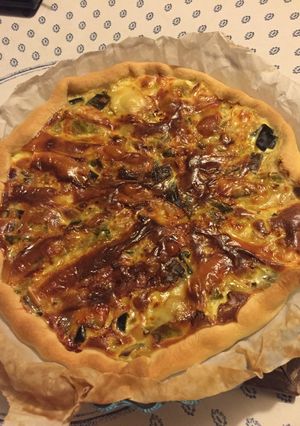 Une photo de Tarte poireaux/comté