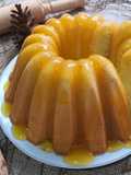 Lemon Fountain Cake With Lava Custard