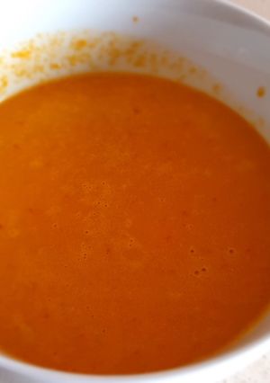 Una foto de Gazpacho a mi manera