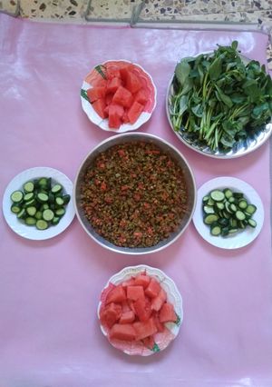 صورة لوصفة مصقعة فاصوليا ولا أطيب