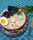 Hakata Style Ramen 💛 (Menggunakan Mie Instant)