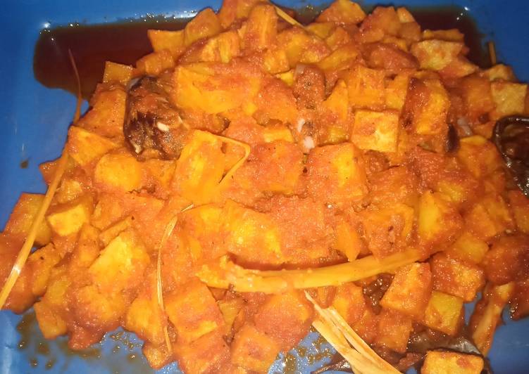 Sambal goreng kentang no santan
