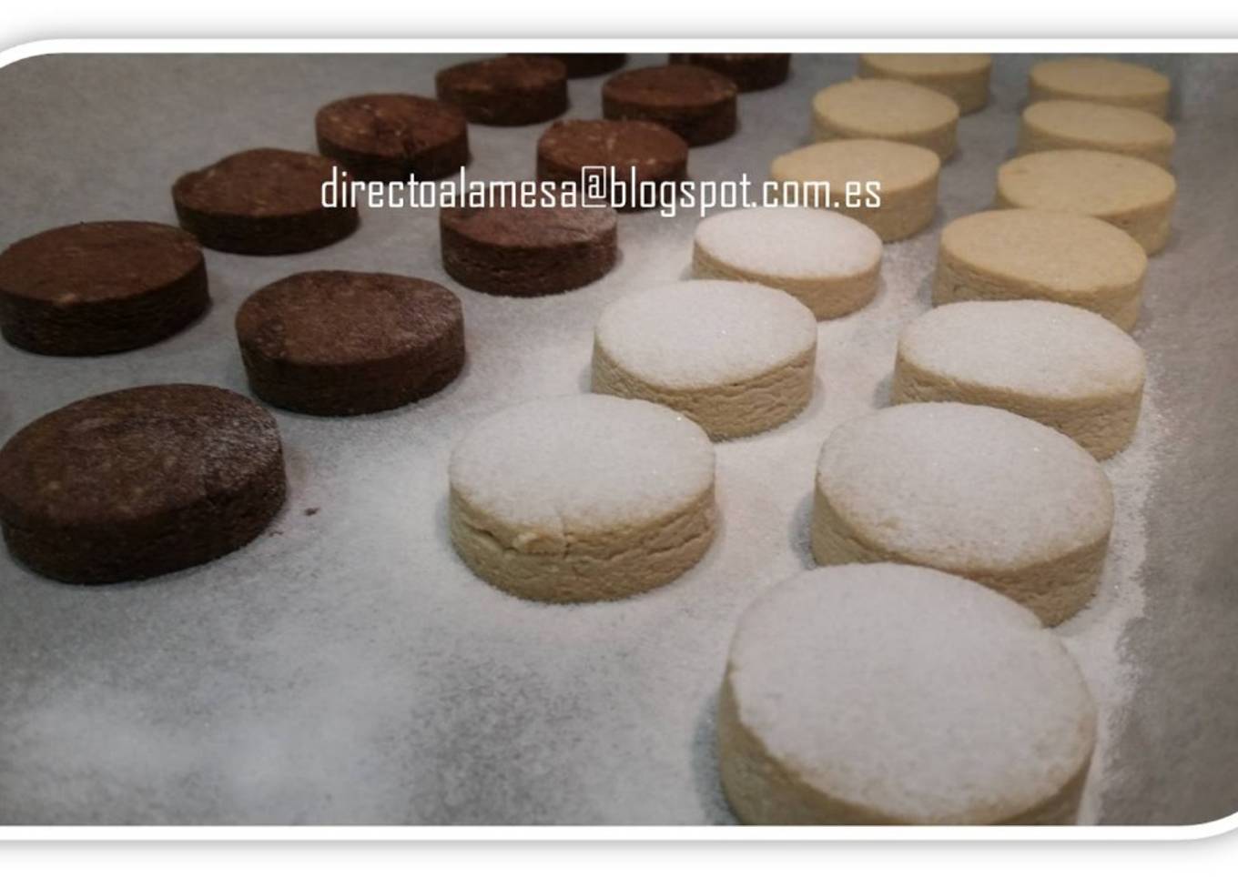 Polvorones de almendra (y chocolate)