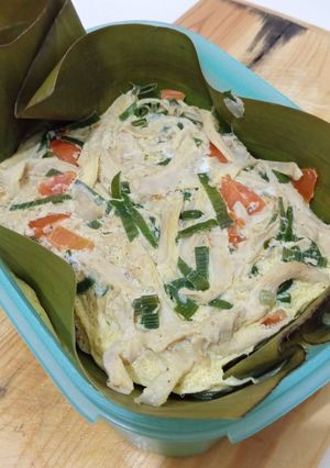 Foto resep 148. Pepes Jamur Telur