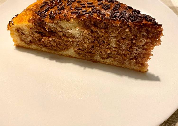 Torta semplice marmorizzata