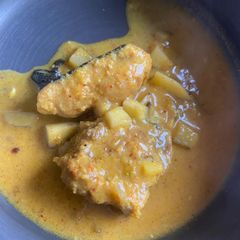 Fish in raw mango curry A picture of Fish in raw mango curry.