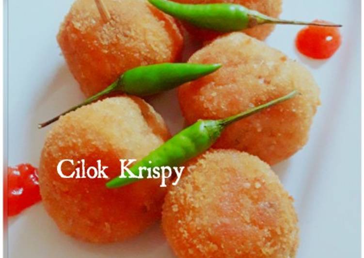 Bagaimana Menyiapkan Cilok krispy, Bikin Ngiler