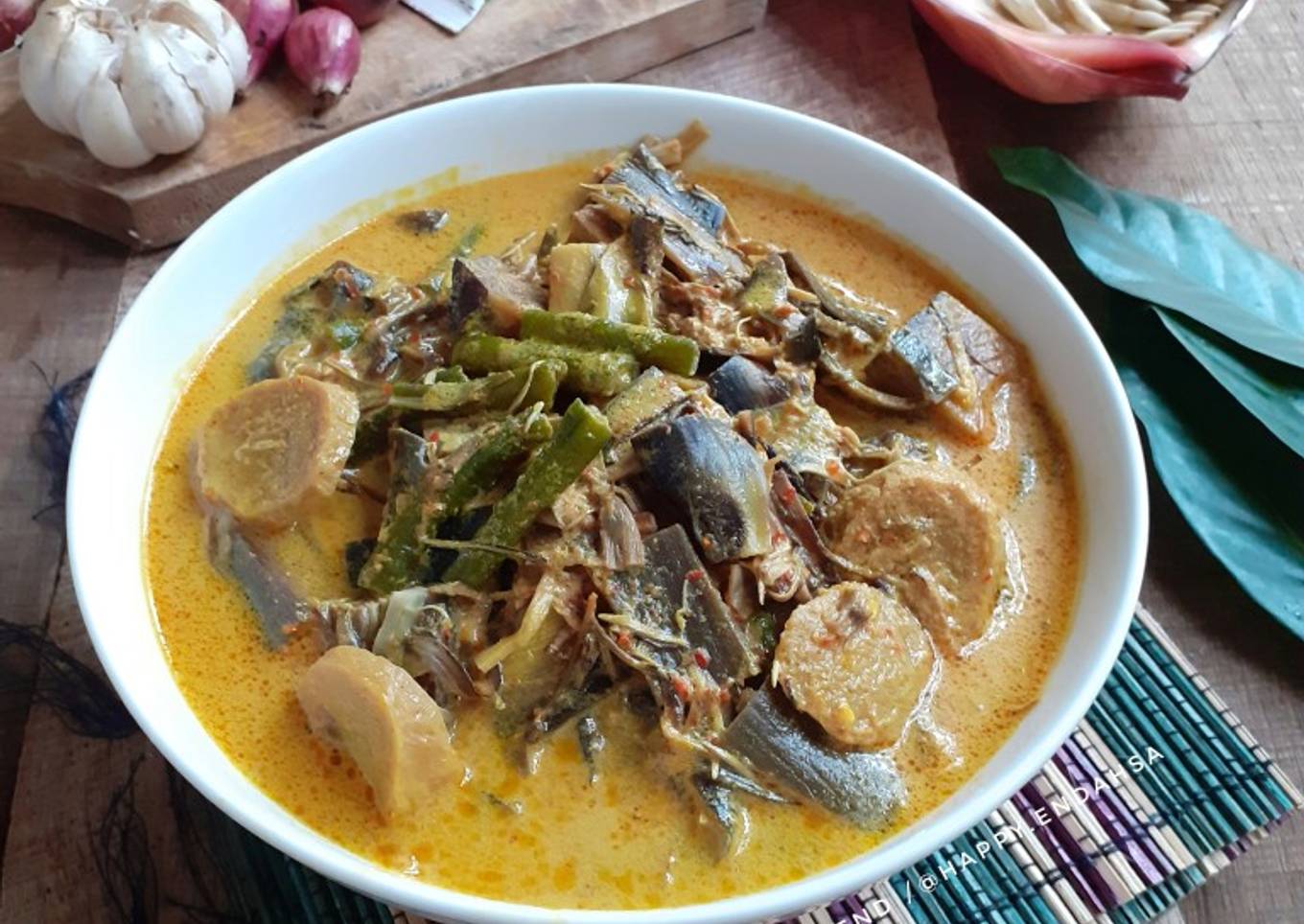 Gule Ontong / Gulai Jantung Pisang