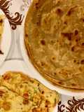 Crispy bal wala paratha