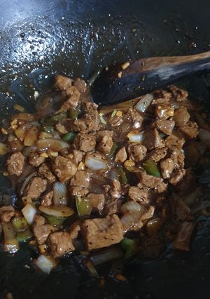 Foto resep Blackpaper beef with butter sauce