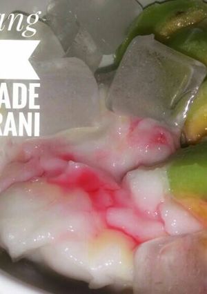 Foto resep Es Pisang Ijo Homemade