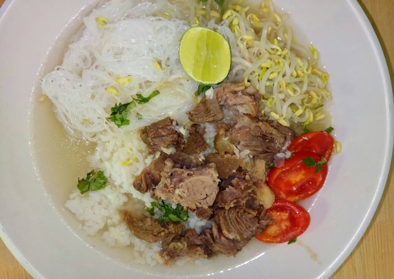 Soto bening daging sapi