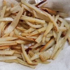 A picture of Easy homemade french fries.