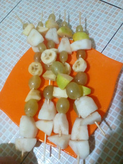 صورة لوصفة بروشات🍏🍊🍉🍐🍒🍓🍍فواكه