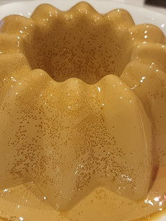 Una foto de Flan de café