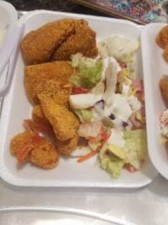 A picture of Red snapper chef SALAD.