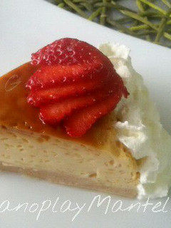 Una foto de Flan de champán en GME, F y G y tradicional