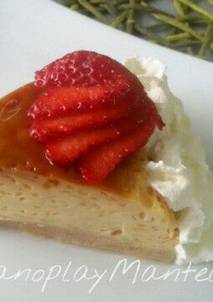 Una foto de Flan de champán en GME, F y G y tradicional
