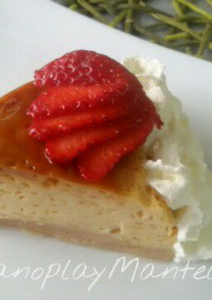 Una foto de Flan de champán en GME, F y G y tradicional