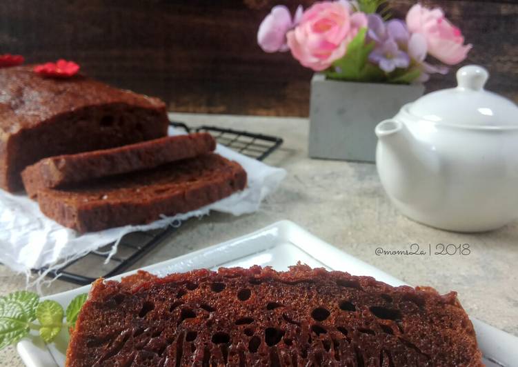 cara memasak Bolu Caramel / Bolu Sarang Semut yang enak