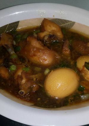 Foto resep Semur ayam telur jahe