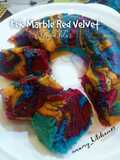 Kek Marble Red Velvet Tanpa Telur