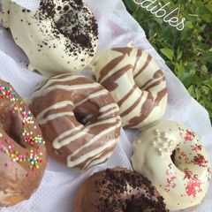 Glazed doughnuts A picture of Glazed doughnuts.