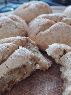 Una foto de Scones de coco