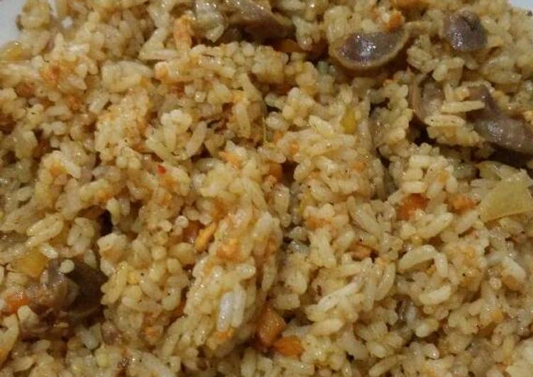 Cara Gampang Membuat Nasi Goreng Ati Ampela Arabia, Enak Banget