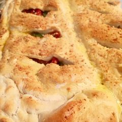 A picture of Cheesy Sausage Stromboli.