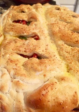 A picture of Cheesy Sausage Stromboli.